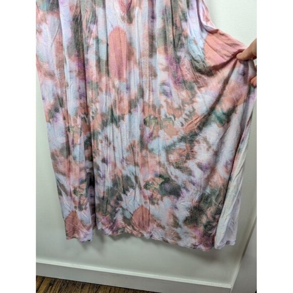 SO Maxi‎ Dress Size XXL Boho Hippie Peasant Summer Tie Dye Fairy Beach Vacation - Picture 3 of 9